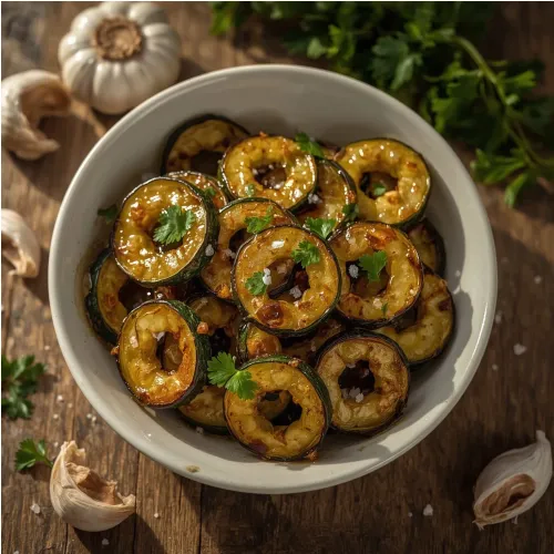 Courgettes sautées à l'ail et aux herbes