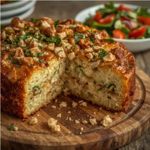 Cake au thon et à la courgette