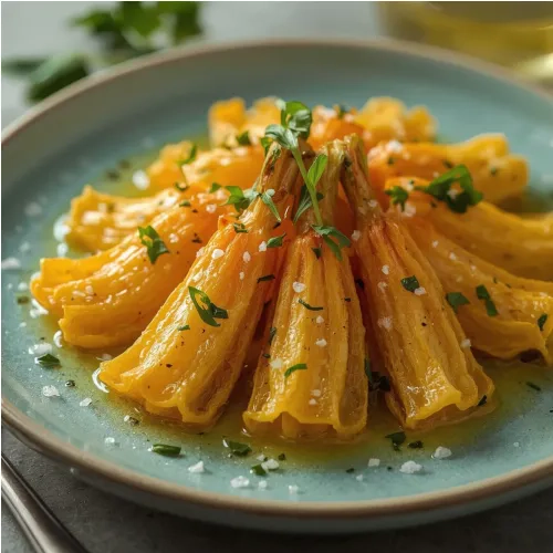 Poêlée de fleurs de courgette