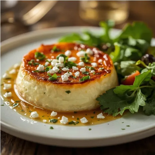 Flan de courgette au chèvre