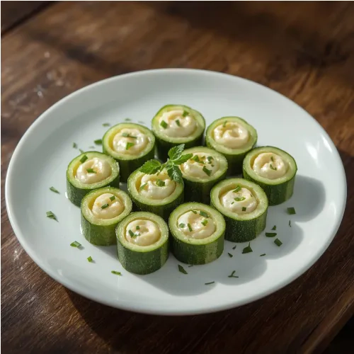 Roulés de courgette farcis