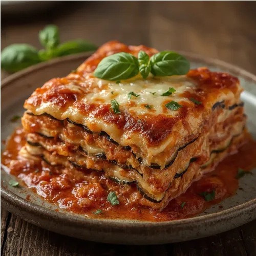 Lasagnes courgette-aubergine