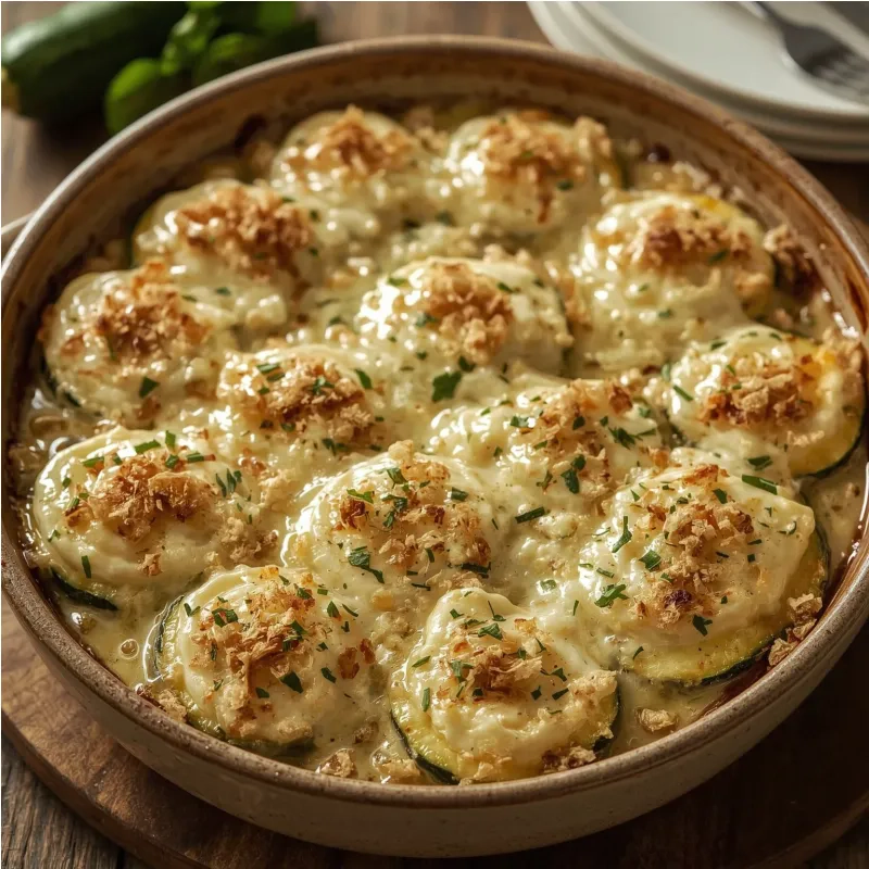 Gratin de courgettes &agrave; la ricotta