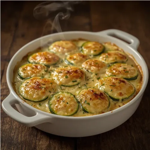 Gratin de courgettes à la béchamel