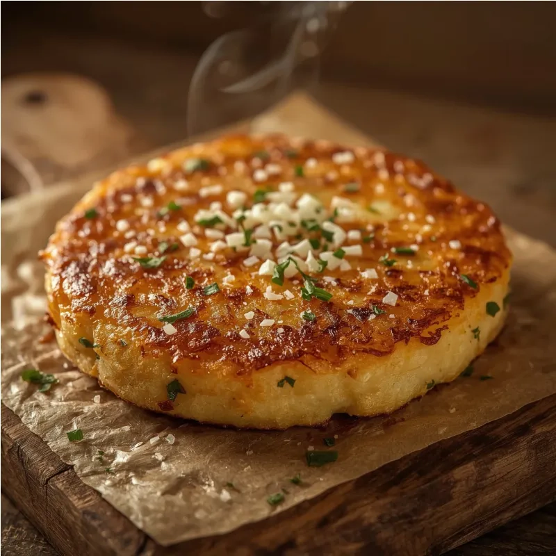 G&acirc;teau de pommes de terre au parmesan