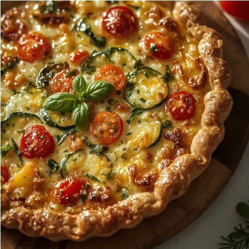 Quiche aux légumes du soleil