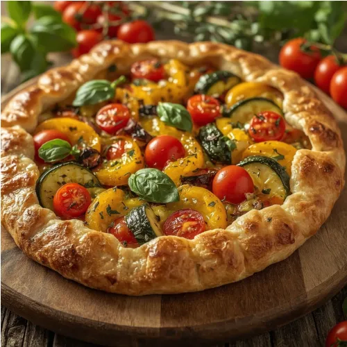 Tarte aux légumes d'été