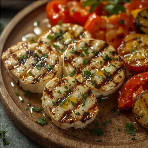 Halloumi grillé au barbecue