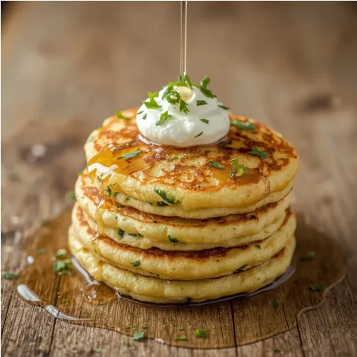 Pancakes de courgette savoureux