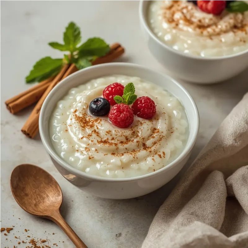 Riz au lait cr&eacute;meux