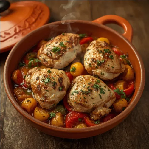 Poulet basquaise rapide