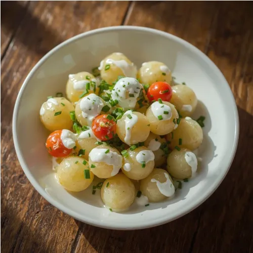 Salade de pommes de terre froide