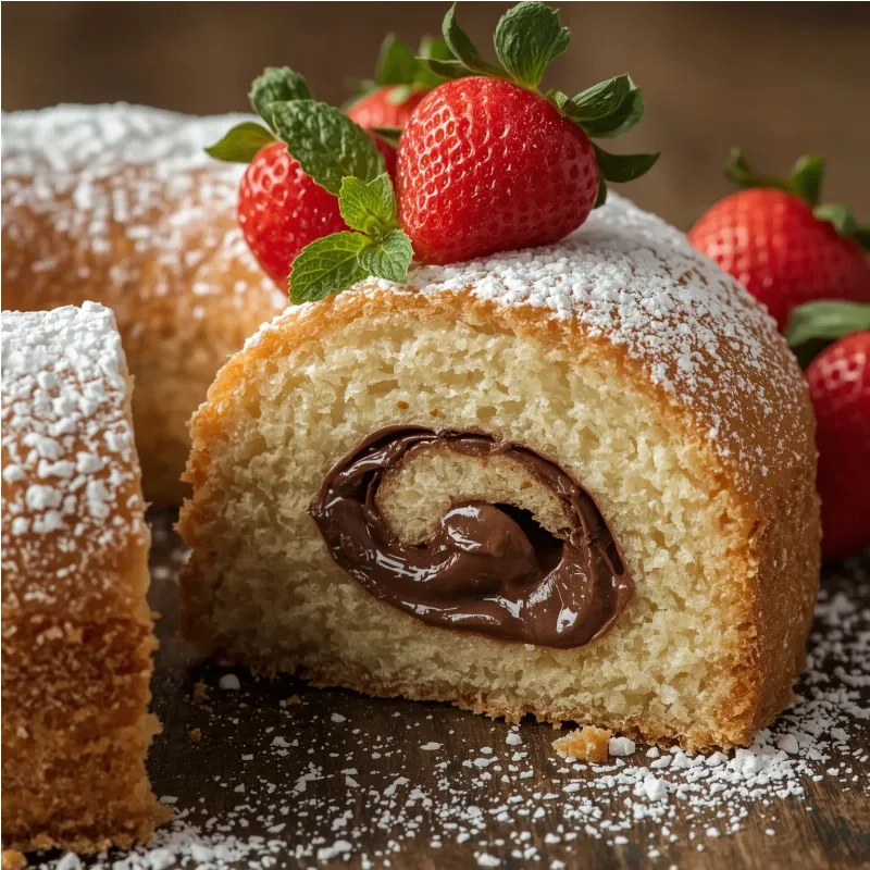 Roul&eacute; au nutella
