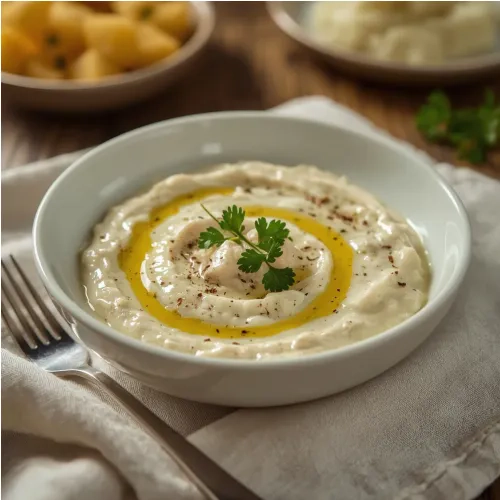 Brandade de morue à la purée de pomme de terre