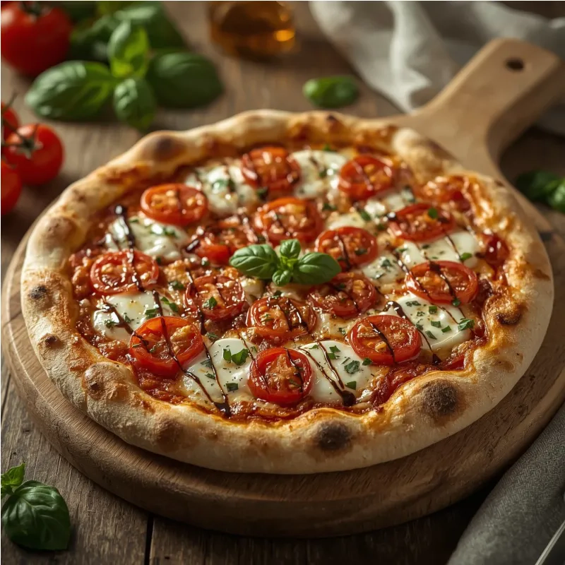 Pizza bleu blanc rouge