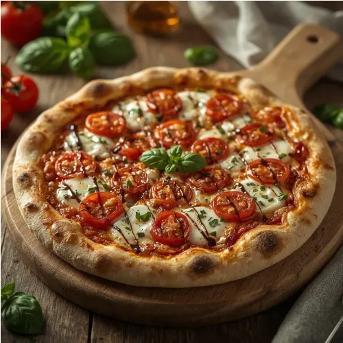 Pizza bleu blanc rouge