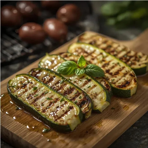 Courgettes grillées au barbecue