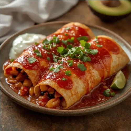 Enchiladas végétariennes rapides