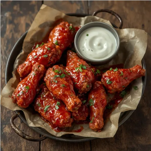 Ailes de poulet piquantes au four