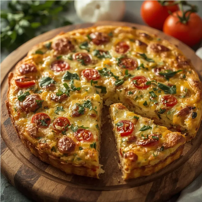 Frittata aux l&eacute;gumes du soleil